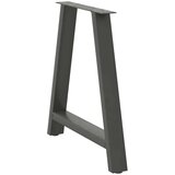 vidaXL noge kavne mizice a-oblika 2 kosa antracit 80x(72-73) cm jeklo | Shoptok.si
