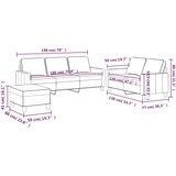 3-dijelni set sofa s jastucima tamnozeleni baršunasti | shoptok.hr