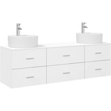  Set ormarića za kupaonicu 3 kom. Bijela 62,5 x 44,5 x 50 cm | shoptok.hr
