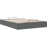 vidaXL Otomanski posteljni okvir brez vzmetnice siv 140x190 cm blago | Shoptok.si