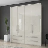 PLAKAR P44A/PN - kolekcija Piano - Bež Lak/Bež Lak - 187x226x60 cm