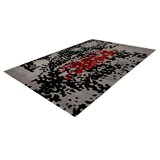 Kayoom PREPROGA Naila 300 Schwarz / Rot 200/290 cm tkano rdeča, črna | Shoptok.si