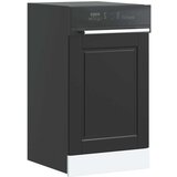 vidaXL Plošča za pomivalni stroj "Porto" črn 45x1,5x67 cm inž. les | Shoptok.si