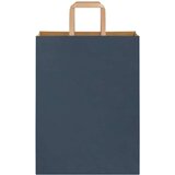  Papirnate vrećice 250 kom s ručkama plave 26x12x35 cm | shoptok.hr