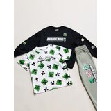Sinsay Pamučna loose majica s printom Minecraft | shoptok.hr