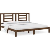 The Living Store Posteljni okvir medeno rjav iz trdne borovine 200x200 cm - Posteljni Okvir, (21531255) | Shoptok.si