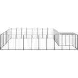  Kavez za pse srebrni 20,57 m² čelični | shoptok.hr