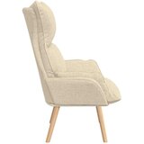  Fotelja Krema 69 x 74 x 93 cm Tkanina i šperploča | shoptok.hr