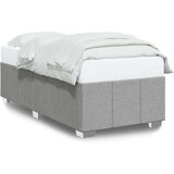 Okvir za krevet svjetlosivi 100 x 200 cm od tkanine | shoptok.hr