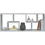  Zidna polica siva boja betona 36 x 16 x 90 cm konstruirano drvo | shoptok.hr