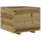  Vrtno cvetlično korito 60x60x49,5 cm impregnirana borovina | Shoptok.si