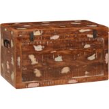 vidaXL Shranjevalna škatla 70 x 35 x 40 cm trden predelan les | Shoptok.si