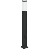  Stupić s utičnicom 80 cm Crna IP44 | Eponuda.com