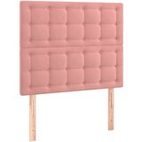 vidaXL Posteljno vzglavje 2 kosa roza 90x5x78/88 cm žamet, (20952386) | Shoptok.si