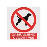Master Naljepnica ZABRANJENO UVODITI PSE 10x10cm M50880 | Eponuda.ba