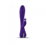 Toyz4Lovers Popolni vijolični kunčji silikonski vibrator, (21078699)