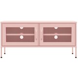 TV omarica roza 105x35x50 cm jeklo, (20620336) | Shoptok.si