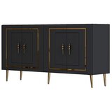 Hanah home Komoda Piero KB150 Anthracite Gold