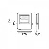  LED reflektor ULSAN LED/100W/230V 4000K IP65 | Eponuda.com