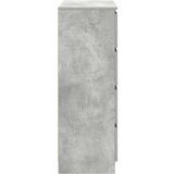 vidaXL Komoda siva boja betona 80x35x99 cm od konstruiranog drva | shoptok.hr