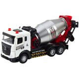 Kamion mikser za beton sa metalnom kabinom - crveno/bijeli | shoptok.hr