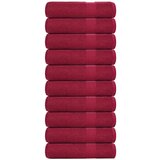 Furnova Brisače za roke 10 kos bordo 50x100 cm 360 g/m² 100% bombaž, (21916428) Cene