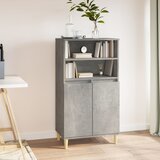 The Living Store Visoka omara betonsko siva 60x36x110 cm inženirski les - Visoka Omarica, (21429341) Cene