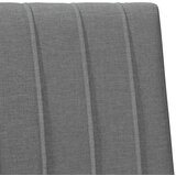 vidaXL tapecirano vzglavje temno siva 100 cm masivno borovo les | Shoptok.si