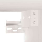 vidaXL Stenska omarica bela 60x30x30 cm trdna borovina | Shoptok.si