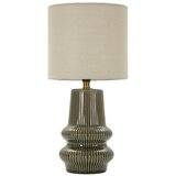 Mauro Ferretti Kaki zelena/krem stolna lampa keramička s tekstilnim sjenilom (visina 41,5 cm) Harmony – Cijene