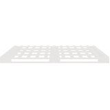  Krevet od paleta bijeli 140 x 200 cm od masivne borovine | shoptok.hr