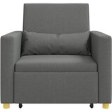 SOFA na razvlačenje Singl Tamno siva 90 x 165 x 87 cm tkanina | shoptok.hr