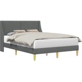  Krevetna konstrukcija Tamnosiva 153 x 203 cm Tkanina | shoptok.hr