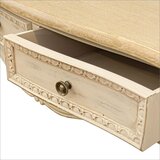 BIZZOTTO Kremno bela stranska mizica 40x90 cm Clarisse – | Shoptok.si