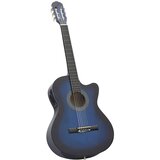  12-dijelni set gitare Western s ujednačivačem i 6 žica plavi | Eponuda.com
