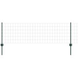 Euro ograda s postom 10 x 0,6 m Čelik premazan PVC-om Zelena | shoptok.hr