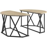  Kava Stol Sonoma hrast 80 x 80 x 42 cm Inženjerska drva i čelik | shoptok.hr