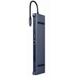 Gembird A-CM-COMBO10-01 USB Type-C 10-in-1 multi-port adapter(USB hub+HDMI+VGA+PD+card r+LAN+3.5mm) | ePonuda.com