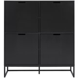MID.YOU visoka komoda, antracit, črna | Shoptok.si