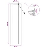 Rolo zavjesa Prirodna i smeđa 40 x 220 cm Bambus | shoptok.hr