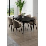 Hanah home Trpezarijski set, 5 dijelova, bež Slike