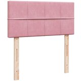  Otomanski okvir kreveta s madraca ružičasti 90x200cm baršunasti | shoptok.hr