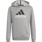 Adidas Sportska sweater majica 'Essentials' siva melange / crna / prljavo bijela