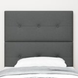 vidaXL LED uzglavlje Tamno sivo 100 cm Tkanina | shoptok.hr
