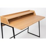 White Label Pisarniška pisalna miza z mizno ploščo v hrastovem dekorju 60x120 cm Giorgio – | Shoptok.si