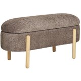 House Nordic Smeđa klupa od bouclé tkanine Branca – | shoptok.hr