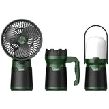 akumulatorski kamperski set, ventilator+lampe IE-MCS3I1