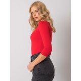 BASIC Feel Good Blouse-RV-BZ-4690.42-red | Shoptok.si