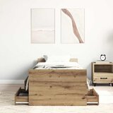  Krevetna konstrukcija Umjetnički hrast 193 x 78 x 50 cm | Eponuda.ba