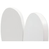 Kinder Home Dječji drveni stol s 2 stolčića BUNNY, komplet za učenje, crtanje, igru i hranjenje, za dječju sobu, bijeli | shoptok.hr
